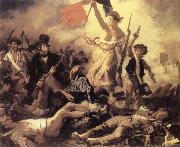 Eugene Delacroix Liberty Leading The people France oil painting reproduction